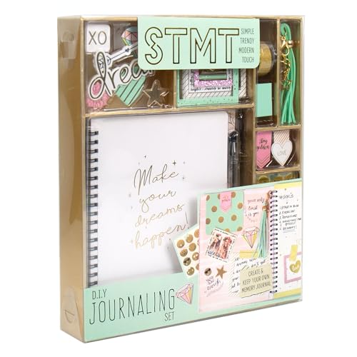 STMT D.I.Y.Journal Set, Stationary Kit with Notebook for Writing and Drawing, DIY for Girls Ages 8+, Dreamers Become Doers - style: Dreamer Journaling Set