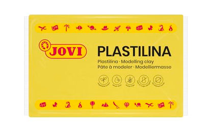Jovi - Modeling Clay, 3 Pounds Total, 4 Non-Drying Yellow Bars, 0.77lb Each | Professional Arts and Crafts Non-Toxic and Gluten Free plasticine - color: Yellow