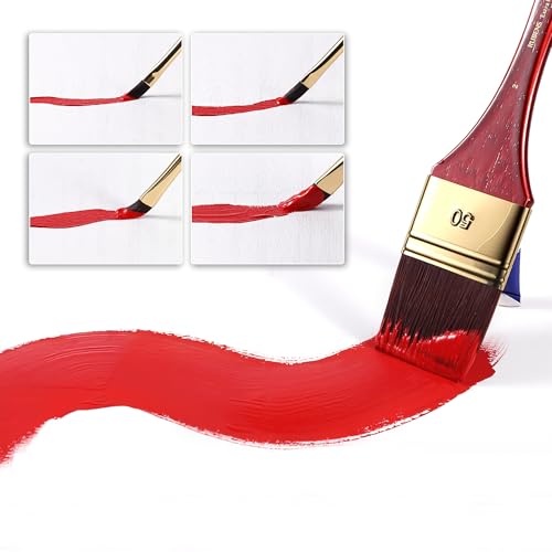 rubens Oil Paints Set 10 Colors with Filbert Paint Brushes Set, 2 OZ Landscape Colors for Canvas, Professional Oil Paint Kits for Artists, Beginners