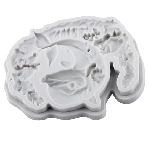 Dolphin Polymer Clay Molds Dolphin Silicone Resin Mold for DIY Crafts Epoxy Resin Casting Air Dry Polymer Clay Plaster Jewelry Making - color: Style L