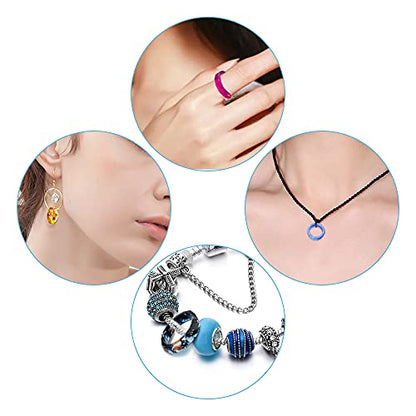 3Pcs Different Shapes Silicone Resin Ring Mold, SENHAI 8 Sizes Ring Jewelry Resin Casting Mold, for DIY Rings, Earrings, Necklace Pendants, Keyrings, Crafts, Decorations Making