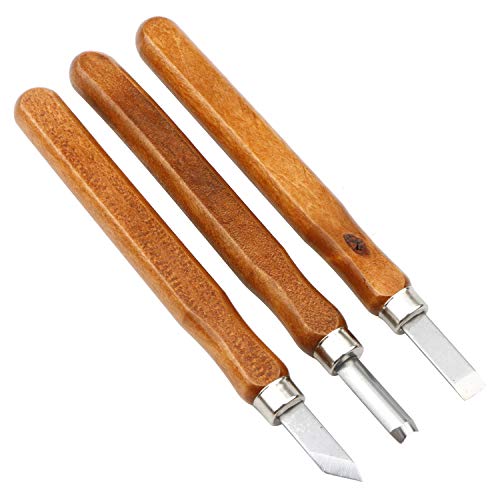 3 PCS Wood Carving Knife Set SK5 Wood Carving Tools Hand Carving Tool Set for DIY Sculpture Carpenter Experts & Beginners