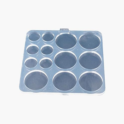 Round Silicone Mold 2cm / 3.5cm for Epoxy Resin Crafting, DIY Cake, Key Chain, Charms, Jewelry Making, Chocolate, and Candy