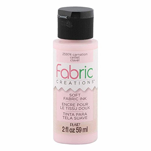 Fabric Creations Fabric Ink in Assorted Colors (2-Ounce), Carnation - color: Carnation