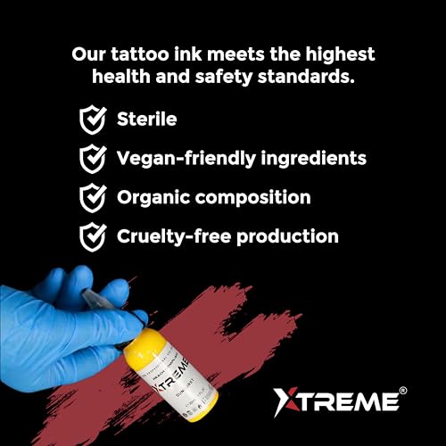 Xtreme Ink Black Magic Tattoo Ink, Experience the Enchantment of Premium Black Pigment, Smooth Application, True Colors, and Uncompromised Safety - Elevate Your Artistry with Xtreme Tattoo Inks (1 oz) - color: Black Magic, size: 1 fl oz