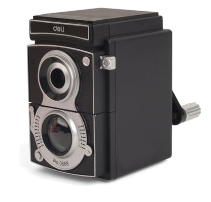 Kikkerland Camera Pencil Sharpener, Black (SC12) - style: Camera