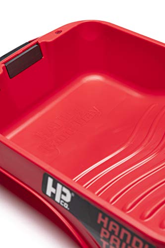 Handy Paint Tray, Deep-Well Design Holds Up to a Gallon of Paint or Stain, Sturdy Handles on Both Ends, Integrated Magnetic Brush Holder - size: Deep Well Tray