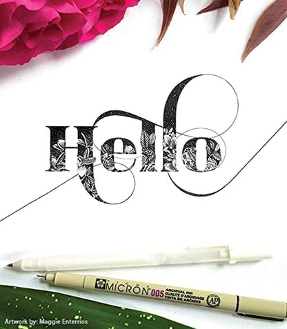 SAKURA Pigma Micron Fineliner Pens, 005 Tip Size, Archival Black Ink, 6PK 50034 - style: 005 Tip