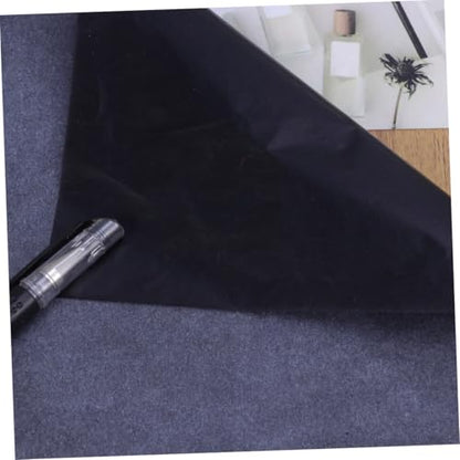 PLAFOPE Tracing Paper A4 Carbon Paper Black Graphite Transfer Paper 100 Sheets for Office Art - color: Black