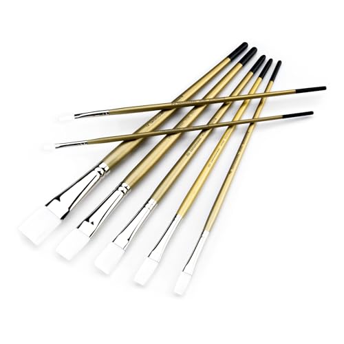 Snowhite Royal and Langnickel Brush Set, Flat, 7-Piece - style: Flat