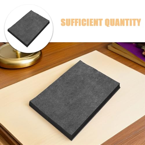 Uonlytech 200 Sheets A4 Carbon Transfer Paper Graphite Tracing Paper for Artists and Crafters Black Single-Sided Transfer Sheets for Canvas Woodworking and Metal Art Projects