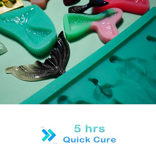 BBDINO Silicone Mold Making Kit Super Elastic Clear Liquid Silicone 1 Gal | 1:1 Mixing Self Degassing 3h Fast Cure Platinum Silicone for Mold Making Ideal for Molds Casting of Resin/Candle/Soap/Plaster - color: 141 Oz Clear