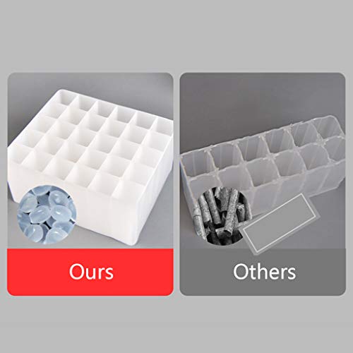 Penholder 30/36/40/48 Slots Plastic Marker Pen Box Storage Holder Brush Pencil Rack Table Stand Paint Brushes Holding Organizer, 14.3x10.7x5cm