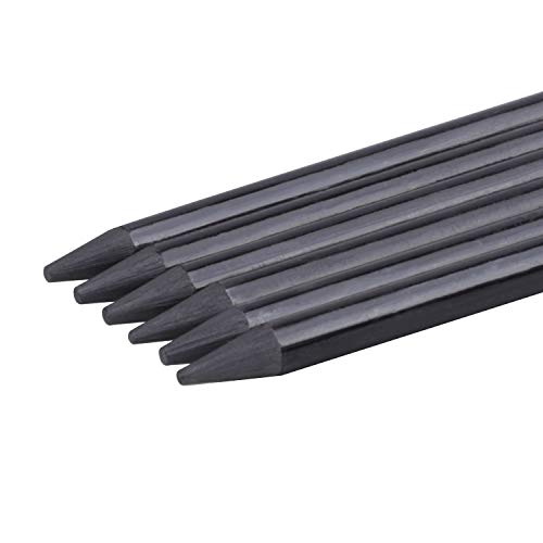 6pcs Woodless Sketch Charcoal Pencils Set - Professional 2H 2B 4B 8B 6B HB Charcoal Graphite Pencils for Drawing Sketching Shading Art Supplies for Artists Beginners - color: 6pcs