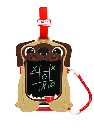 Boogie Board Sketch Pals Camper the Puppy 4” LCD Writing Tablet for Kids – Reusable Mess-Free Drawing Pad with Tethered Stylus – Clip-On Travel Doodle Board Toy – Ages 3+ - style: Puppy