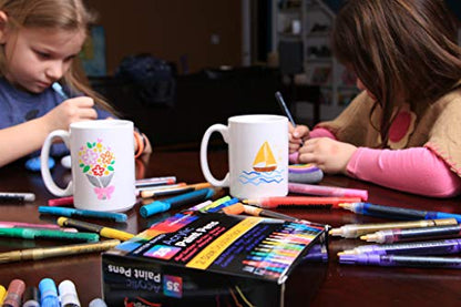 ArtShip Design Acrylic Paint Pens Double Pack (Skin Tone) - color: Skin Tone