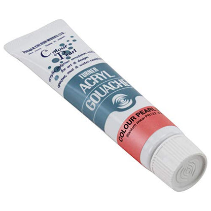 Turner Colour Works Acryl Gouache Artist Acrylic Paint - Single 20 ml Tube - Pearlescent Pink - color: Pearlescent Pink, size: 0.7 Fl Oz (Pack of 1)