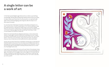 Creative Hand Lettering from A to Z: Make Every Letter Beautiful with 26 Complete and Colorful Alphabets