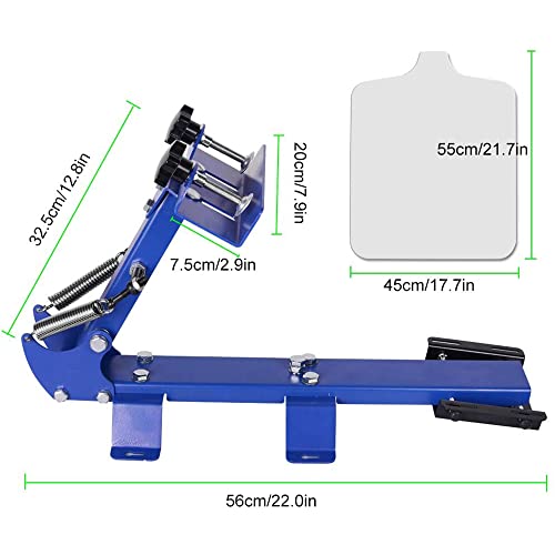 INTBUYING Screen Printing Press T-Shirt Screen Printing Machine One Color One Staion Manual with Removable Pallet Bracket
