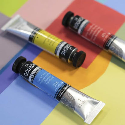 SENNELIER Extra Fine Gouache and Sets - Set of 10, Assorted, 21 ml Tubes