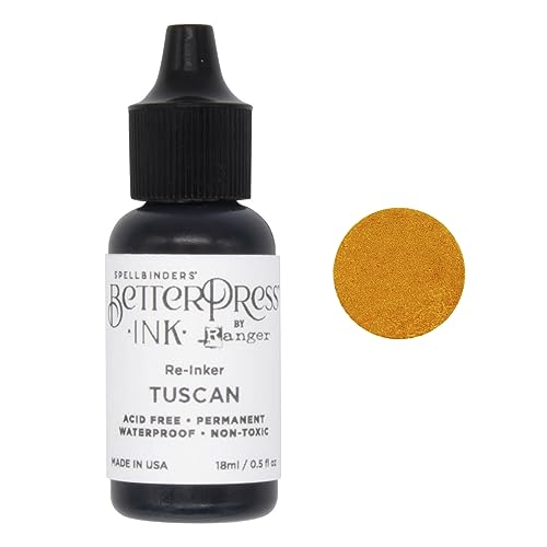 Spellbinders BetterPress Letterpress Ink Pad & Reinkers Bundle (Desert Sunset) - color: Desert Sunset