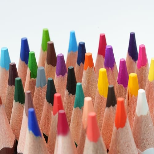 Coloured Pencils Oil Base Professional Grade Vibrant Colour Lead Pre-Sharpened With Sharpener color pencil colored pens