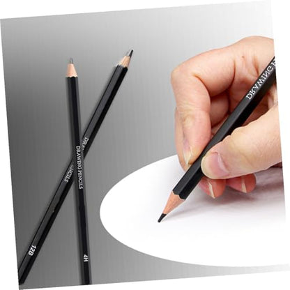 SOLUSTRE 14pcs Professional Graphite Sketching Pencils Set, Smooth Drawing Art Pencils for Artists and Students, Range Hard to Extra Soft for Detailed Sketching and Shading