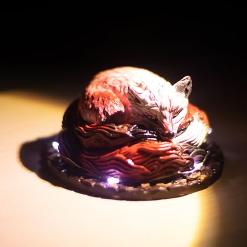 Nine Tailed Fox Mold, 3D Animal Resin Epoxy, Soap, Candle DIY - color: Nine-Tailed Fox