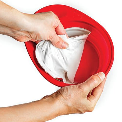 HP CO. HANDY PRODUCTS Collapsible Paint Handy Snap Cups – 3 Pack, Peel-Away Design for Mess-Free Cleanup, Ergonomic Grip, Portable Storage