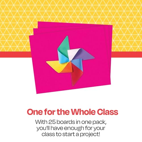 School Smart Railroad Poster Board Paper, 22 x 28 Inches, 4-Ply, White, Pack of 25 - color: Magenta, size: 4-Ply, Pack of 25