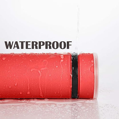 JJRING Red Poster Tube, 25" to 40" Extendable Poster Storage Holder Tube with Carrying Strap, Poster Carrying Case for Blueprints, Scrolls, Maps and Architect Papers - color: Red