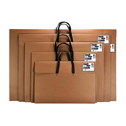 Star Products 219H Classic Red Rope Artist Portfolio w/Sturdy Nylon Handle, 17" x 22" - size: 17" x 22"