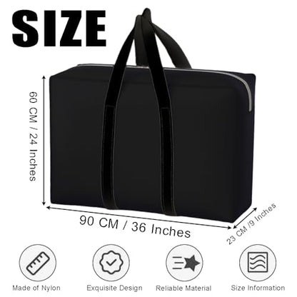 OULIGET Large Size Art Portfolio Bag,24 x 36 inches Light Weight Board Poster Storage Bag,Waterproof Student Carry Transport Bag for Artwork Sketching Drawing
