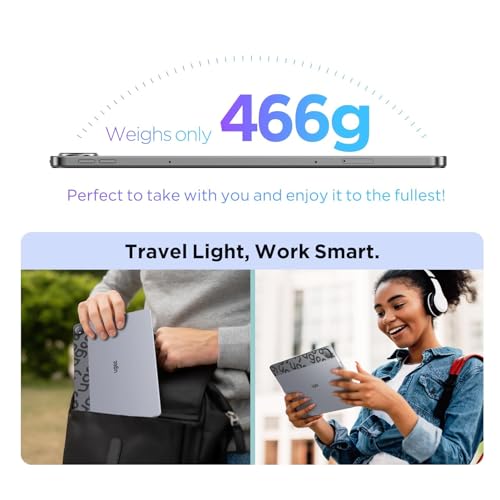 UGEE Pad Drawing Tablet No Computer Needed,Android 14 tablet drawing Stand for 7000mAh+18W Battery,6GB+128GB Fun Drawing Pad 2K Ultra HD Large Screen with Full-Laminated Screen,Standalone Tablet 10.36