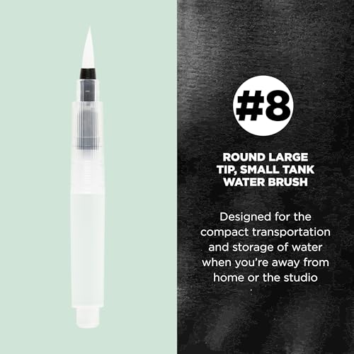 SAKURA Koi Water Color Brush 4-ml Tank, Large Round Brush 38552 - size: 4 ml (Pack of 1)