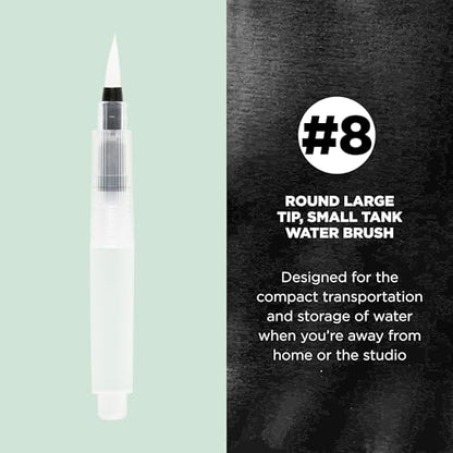 SAKURA Koi Water Color Brush 4-ml Tank, Large Round Brush 38552 - size: 4 ml (Pack of 1)