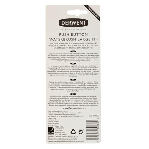 Derwent Push Button Waterbrush Large Tip - style: Large Tip