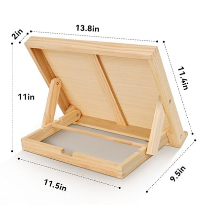 Easel for Painting Tabletop Table Easel 13 4/5 by 11 2/5 in | Adjustable Angle Art Easels for Painting Art Supplies for Adults Student Artist