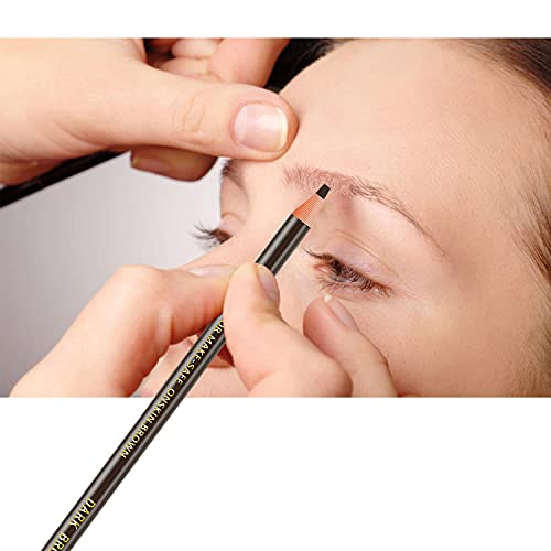 6 Piece Gray Colour Waterproof Eyebrows Pencil Tattoo Makeup And Microblading Supplies Kit-Permanent Eye Brow Liners In Waterproof Eyebrow Pencils Peel - Brow Pencil Set For Marking(6 Pcs) - color: Gray
