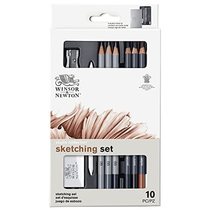 Winsor & Newton Studio Collection Artist Pencils, Sketching Pencils, Set of 10 - style: 10 Sketching Pencils
