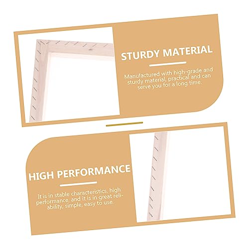 Uonlytech Practical Screen Frame Kit for DIY Printing Canvas Bag Wood Silk Screen Printing