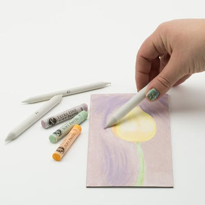 Creative Mark Art Set: Charcoal Pencils Solid Double-Ended Blending Stumps for Adults [Size # 3-96 Count], Perfect for Drawing, Pastels, and Art Design - size: Size # 3 - 96 Pack
