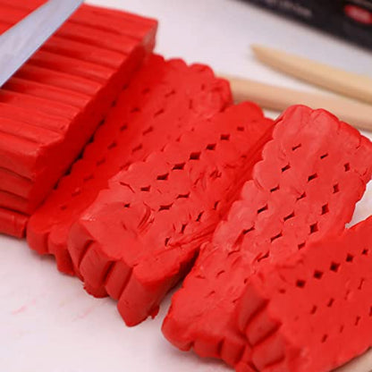 Mont Marte Make n Bake Polymer Clay 400g - Scarlet - color: Scarlet, size: 14.1oz