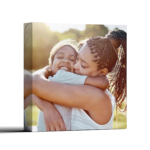 BuildASign Custom Canvas Prints with Your Photos – Personalized Picture To Canvas Wall Art, Perfect for Home Decor, Gifts & Keepsakes, Ready to Hang (8" L x 8" W x 1.5”D) - color: 1.5" Gallery Wrap Depth, size: 8"L x 8"W