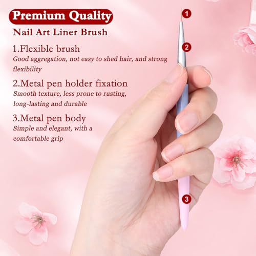 for OPI Nail Polish Remover, 4PCS Nail Clean UP Brushes for Cleaning Polish Mistakes on the Cuticles, Acetone Resistant Nail Brush for Nail Art and Designs - color: Blue
