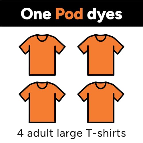 Tulip Fabric Dye Pod Main Squeeze (Orange), Dye for Washing Machines - color: Main Squeeze