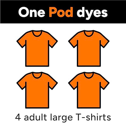 Tulip Fabric Dye Pod Main Squeeze (Orange), Dye for Washing Machines - color: Main Squeeze