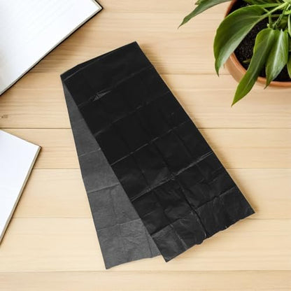 LIFKOME 2pcs Carbon Graphite Transfer Copy Sheets 51.6cm X 2m Black Tracing Paper for Canvas and Fabric Drawing with Enhanced Clarity and High Efficiency Pattern Replication