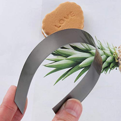 Clay Cutter Blade- 2 Pcs Set Flexible Stainless Steel Polymer Clay Cutters Blade Ceramic Shaping Modelling Sculpting Cutting Slicing Tools for DIY Pottery Craft (2PCS)