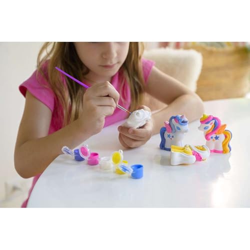 4M 3D Mould & Paint - Puppy Dogs Kit for Kids Ages 5+ - Create, Paint, and Decorate Adorable Puppy Figurines! (Glitter Unicorns) - style: 3D Glitter Unicorn
